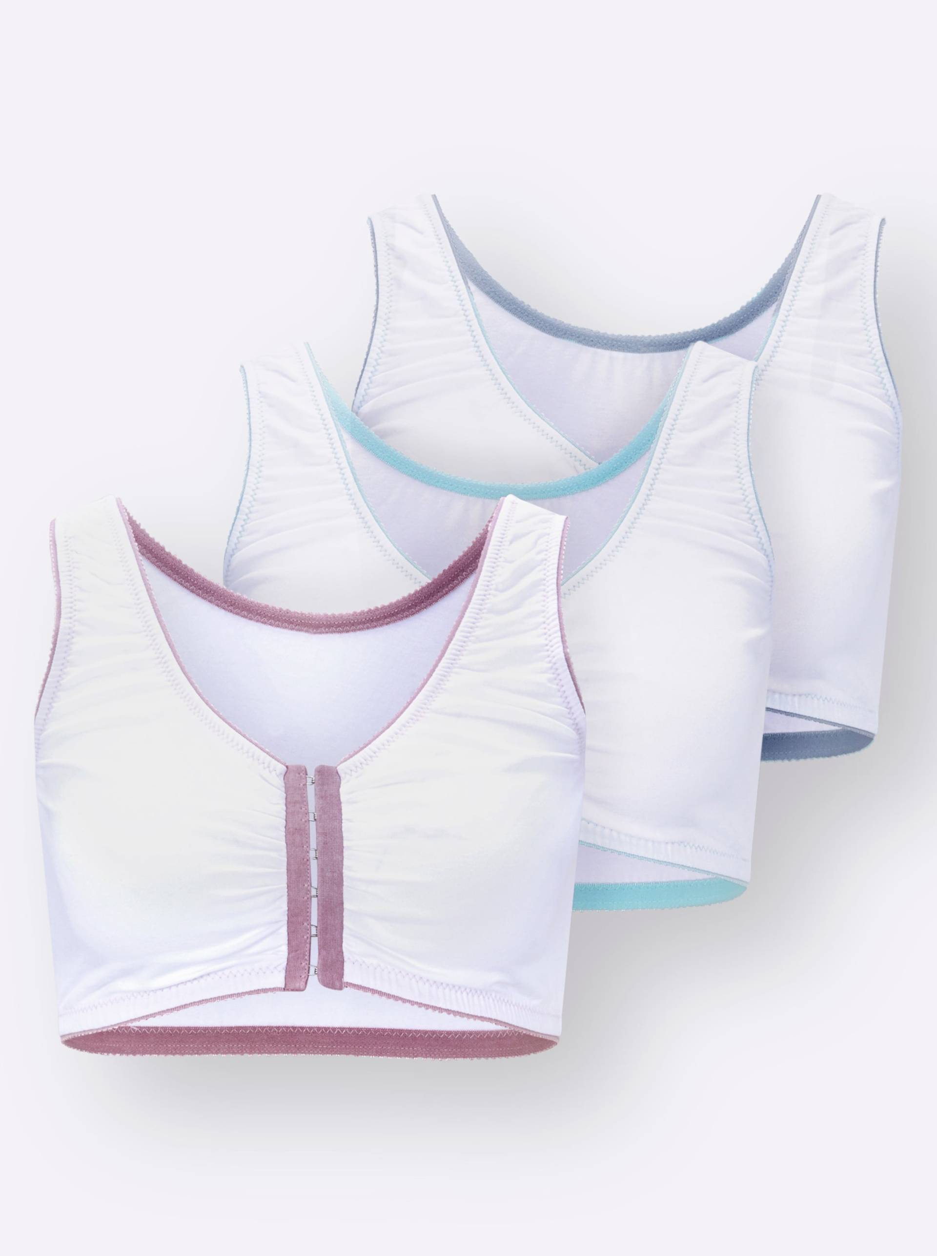 Bustier in 3x weiss von wäschepur