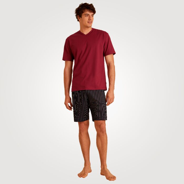 Calida Herren Pyjama, bordeaux, XL von Calida