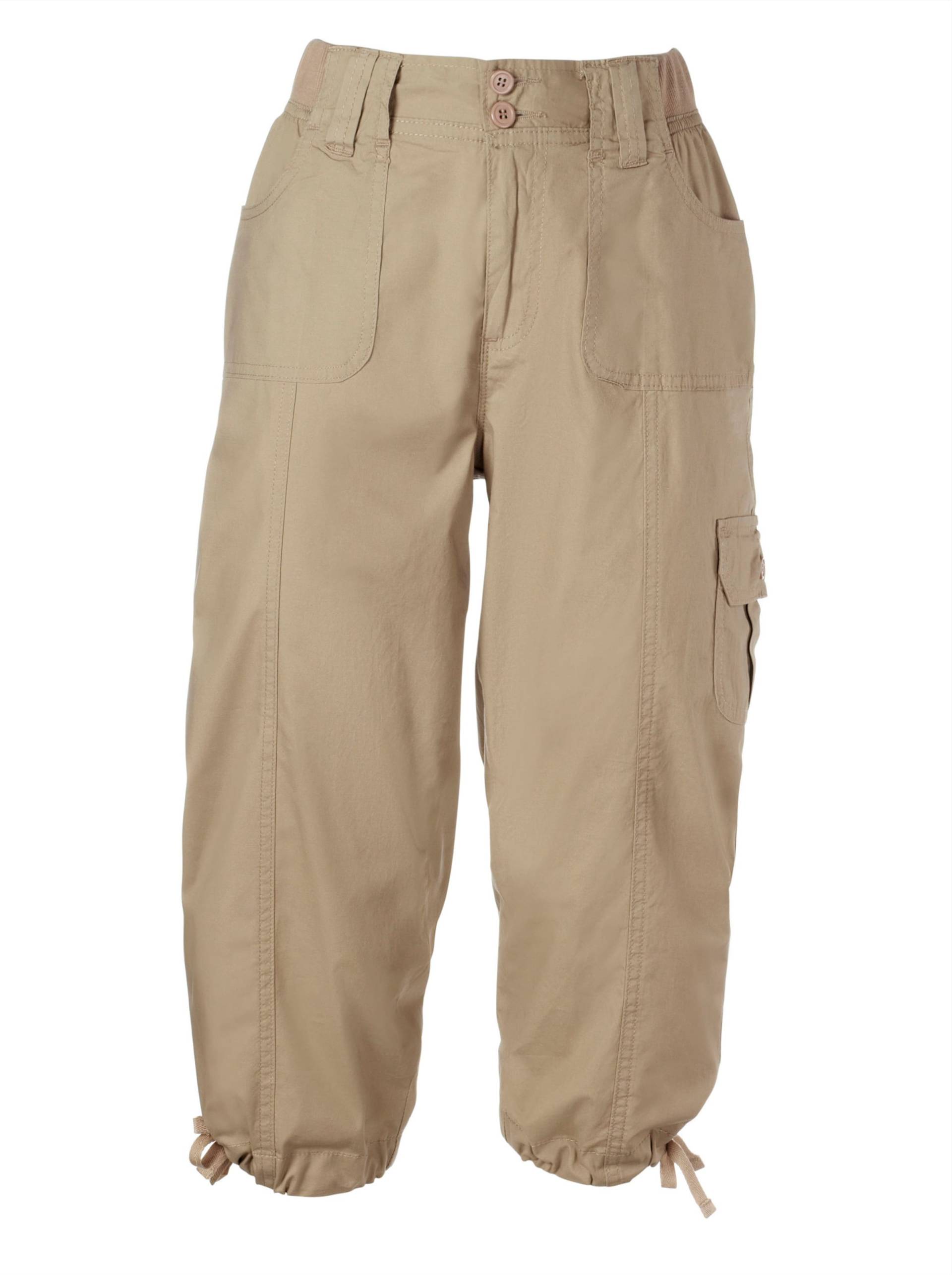 Caprihose in taupe von heine