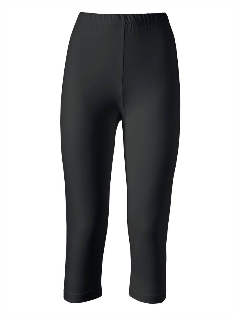 Capri-Leggings in schwarz von heine