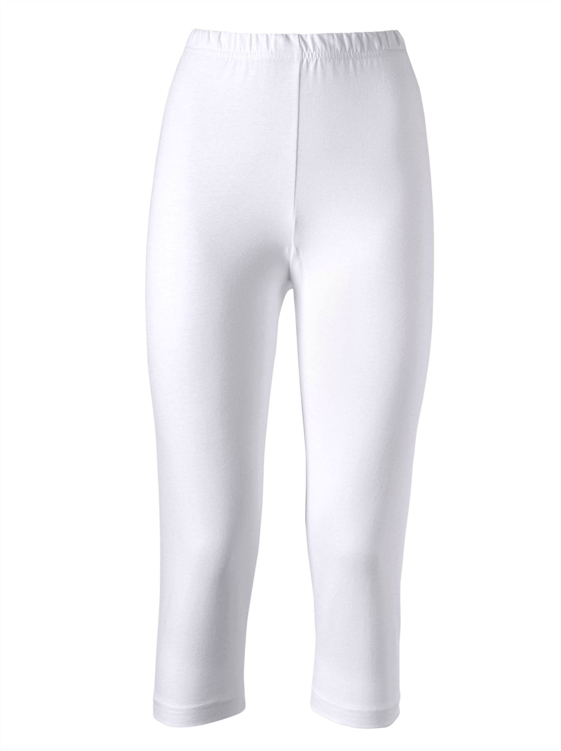 Capri-Leggings in weiss von heine