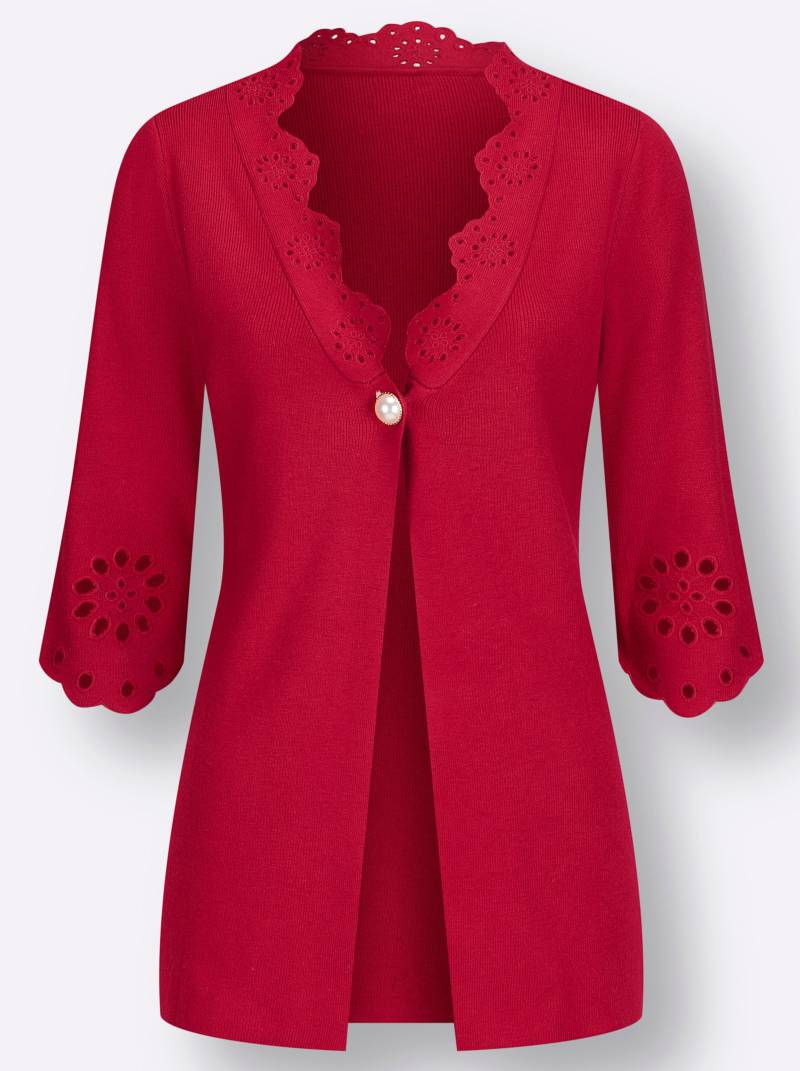 Feinstrickjacke