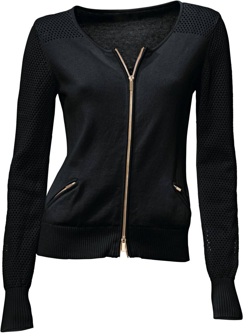 Feinstrickjacke