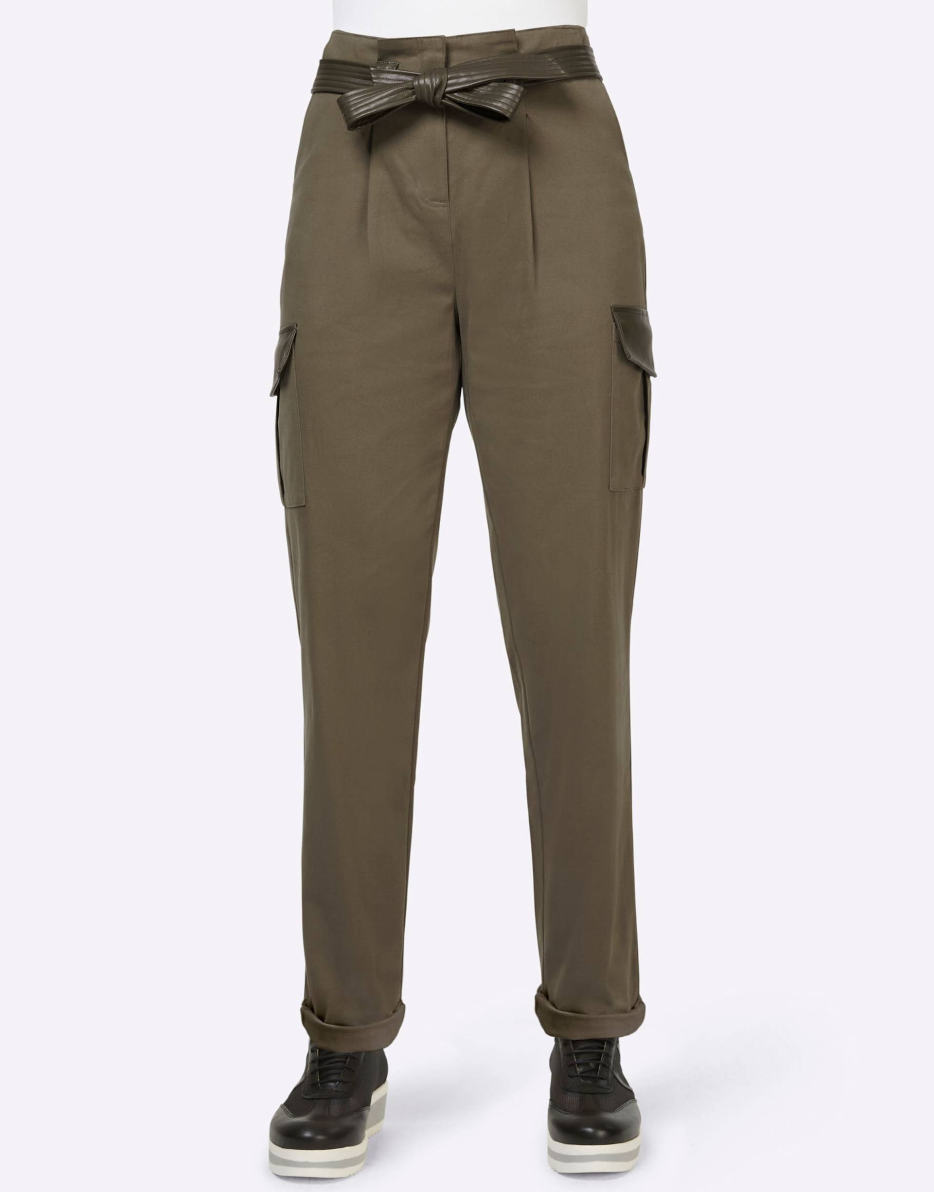 Cargohose in khaki von heine