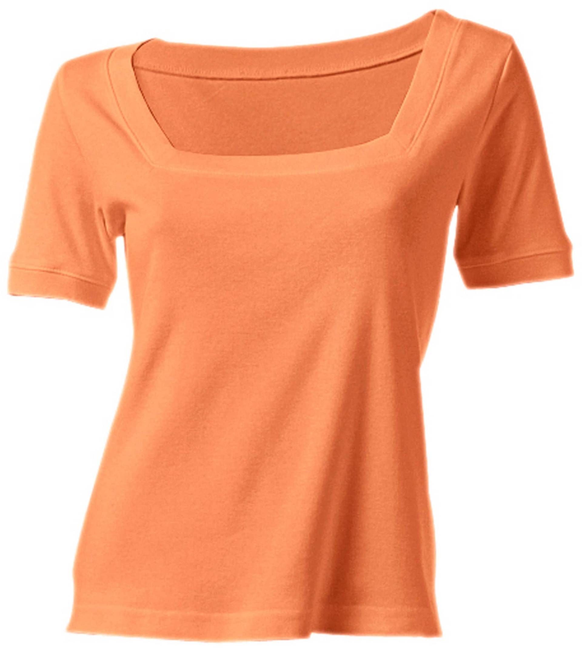 Carré-Shirt in orange von heine
