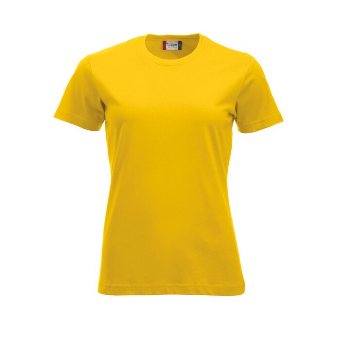 Clique T-Shirt rundhals, gelb, M von Clinique