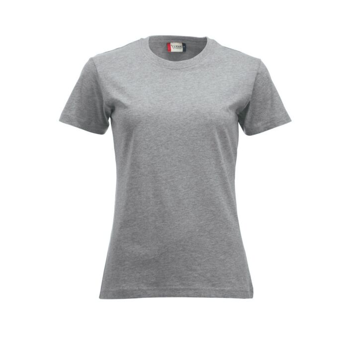 Clique T-Shirt rundhals, grau meliert, XL von Clinique