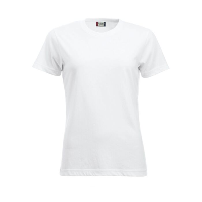 Clique T-Shirt rundhals, weiss von Clinique