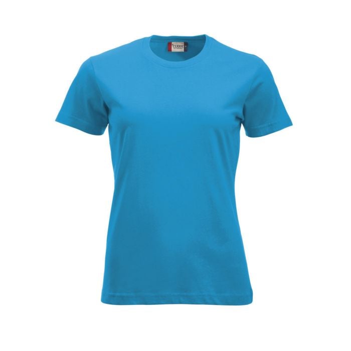 Clique T-Shirt rundhals, türkis von Clinique