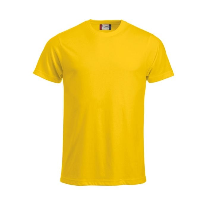 Clique T-Shirt unisex, weiche Qualität, gelb von Clinique