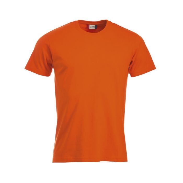 Clique T-Shirt unisex, weiche Qualität, orange von Clinique