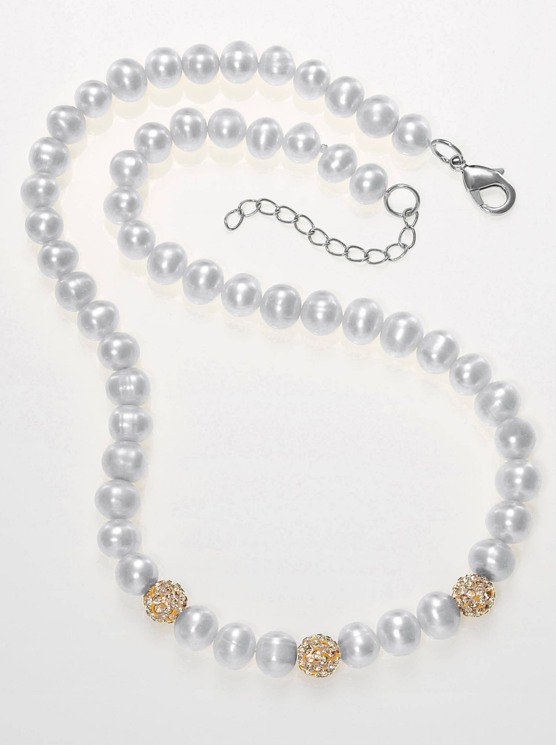 Collier in weiss von heine