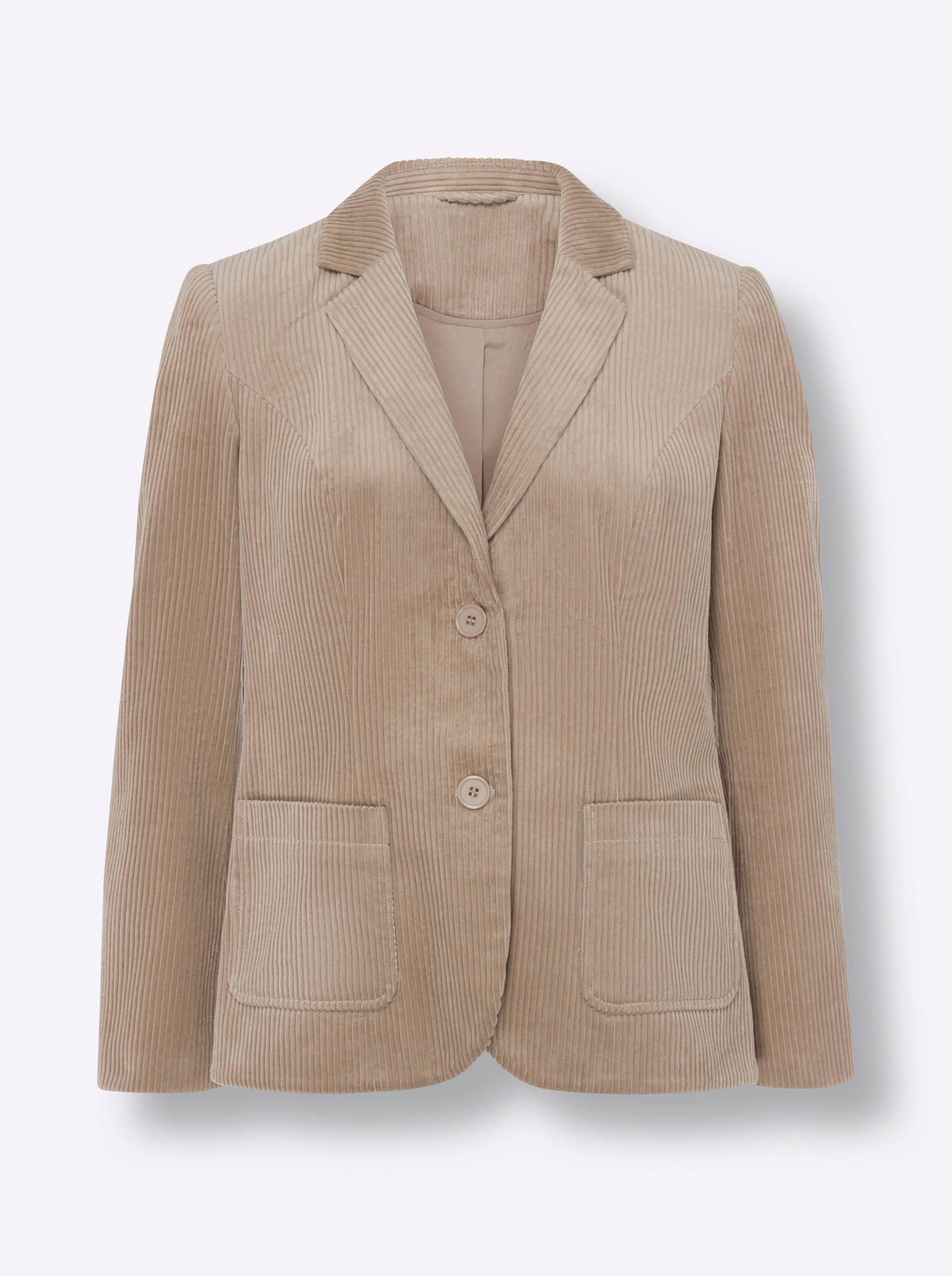 Cord-Blazer in beige von heine