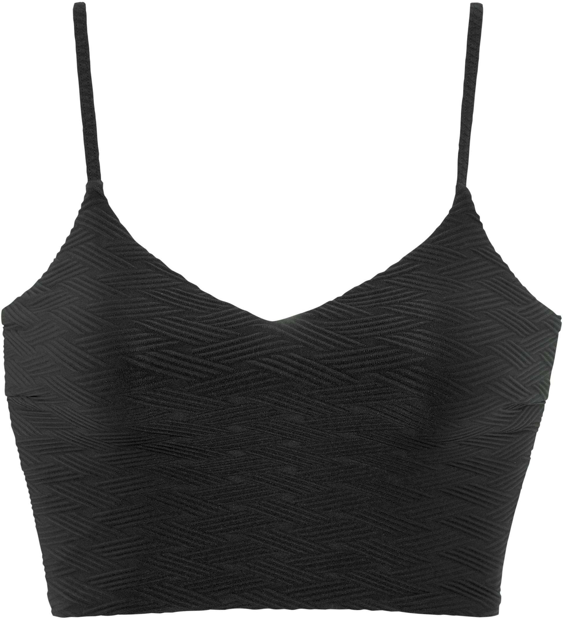 Crop-Bikini-Top in schwarz von Sunseeker