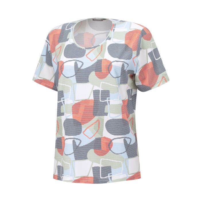 Damen-Shirt mit einem Print und Rundhalsausschnitt von Edi Müller