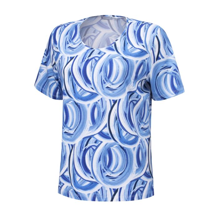 Damen-Shirt mit einem Print und Rundhalsausschnitt von Edi Müller