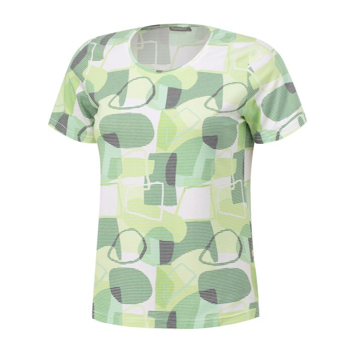 Damen-Shirt mit einem Print und Rundhalsausschnitt Damen-Shirt mit einem Print und Rundhalsausschnitt von Edi Müller