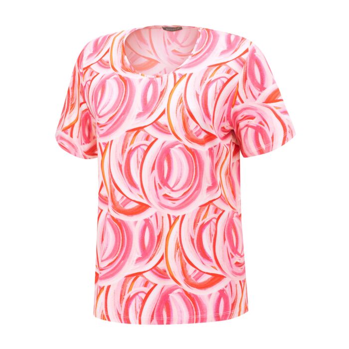 Damen-Shirt mit einem Print und Rundhalsausschnitt von Edi Müller