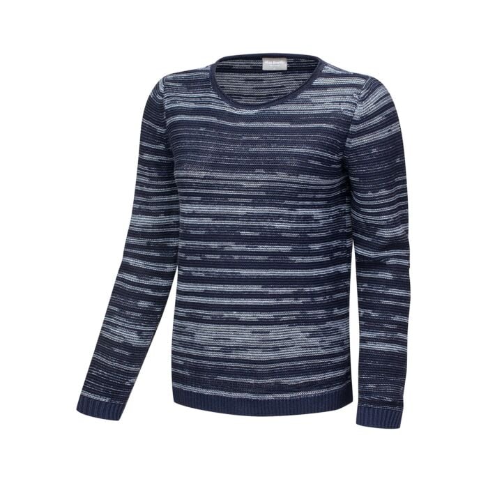 Damen Strickpullover mit Farbverlauf, blau, Xxxl von Miss Beverly