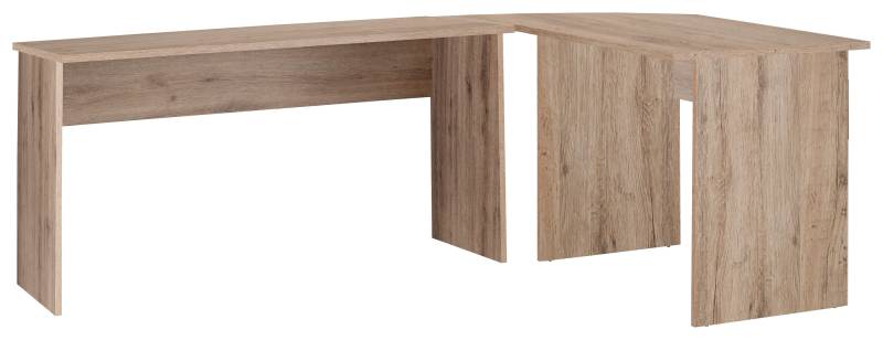 FMD Eckschreibtisch, Winkel-Schreibtisch, beidseitig montierbar, Masse 205/155x75,4x65,0 cm von FMD