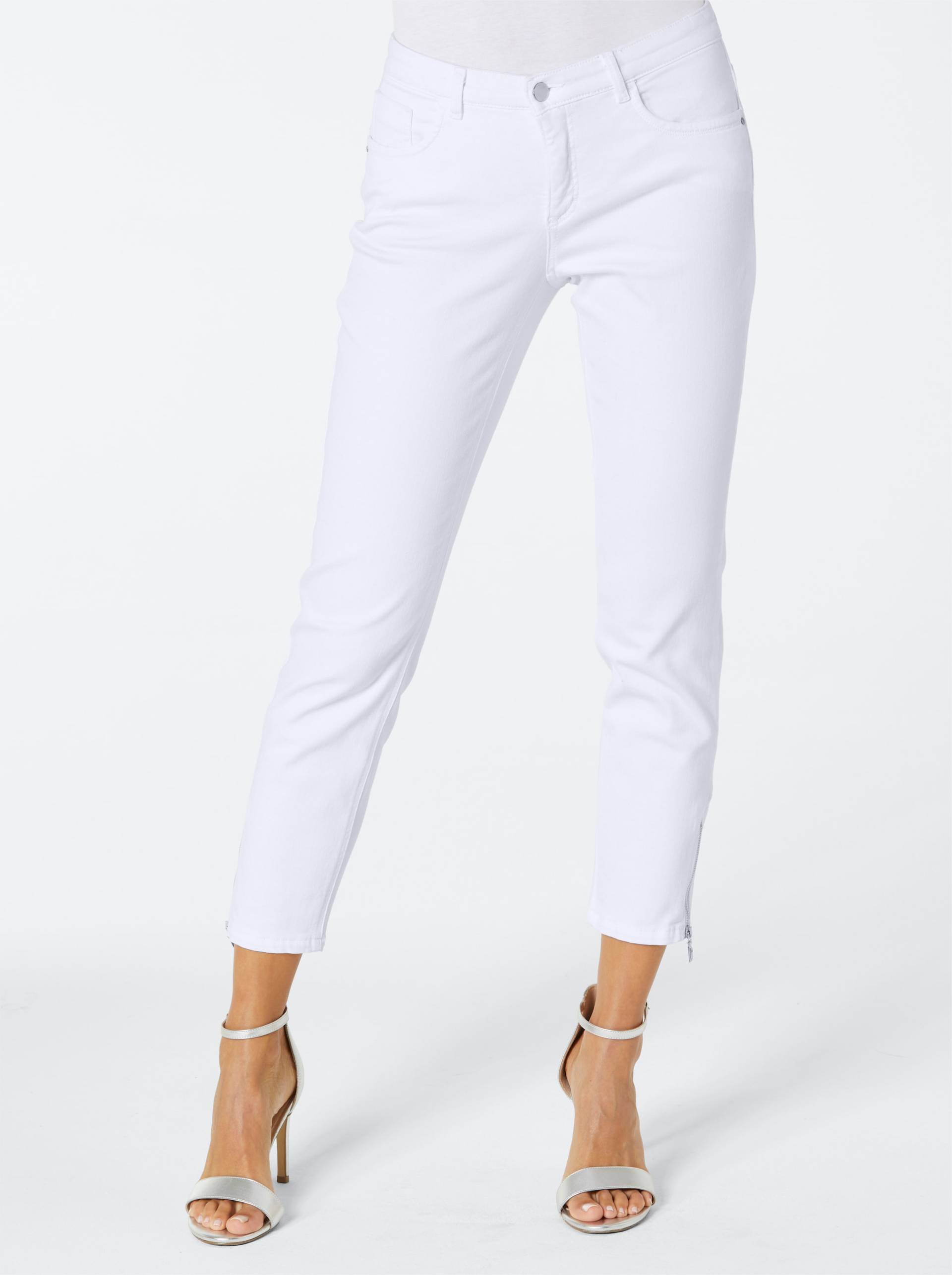 Edel-Jeans in weiss von CREATION L PREMIUM