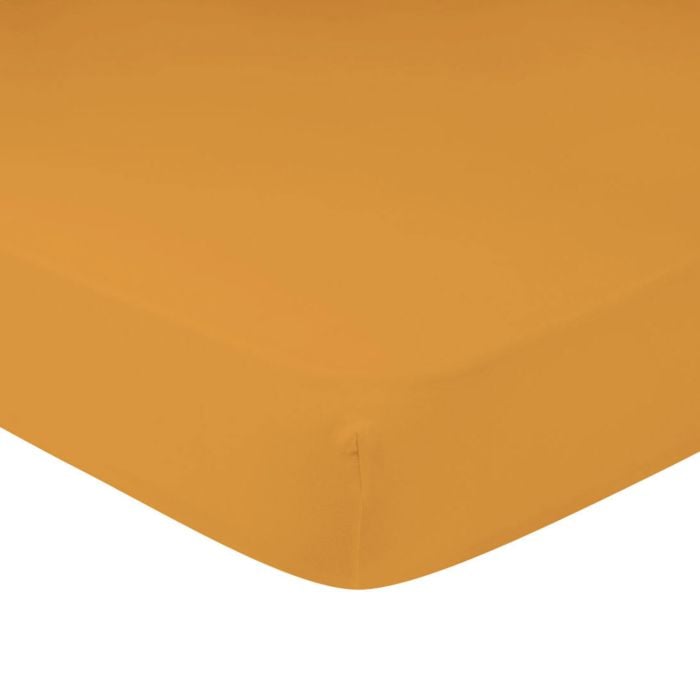 Fixleintuch für extra hohe Matratzen und Wasserbetten, curry, 180–200x200–220 cm von Living Home