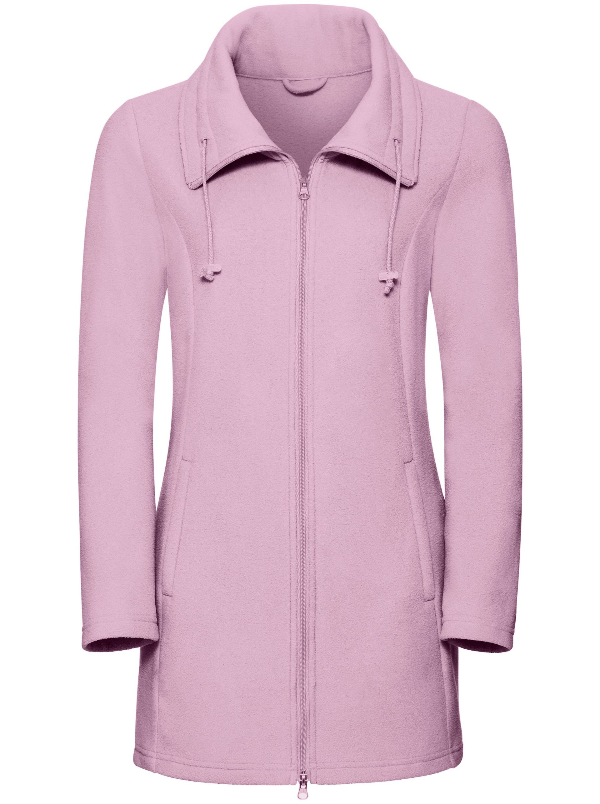 Fleecejacke in rosé von heine