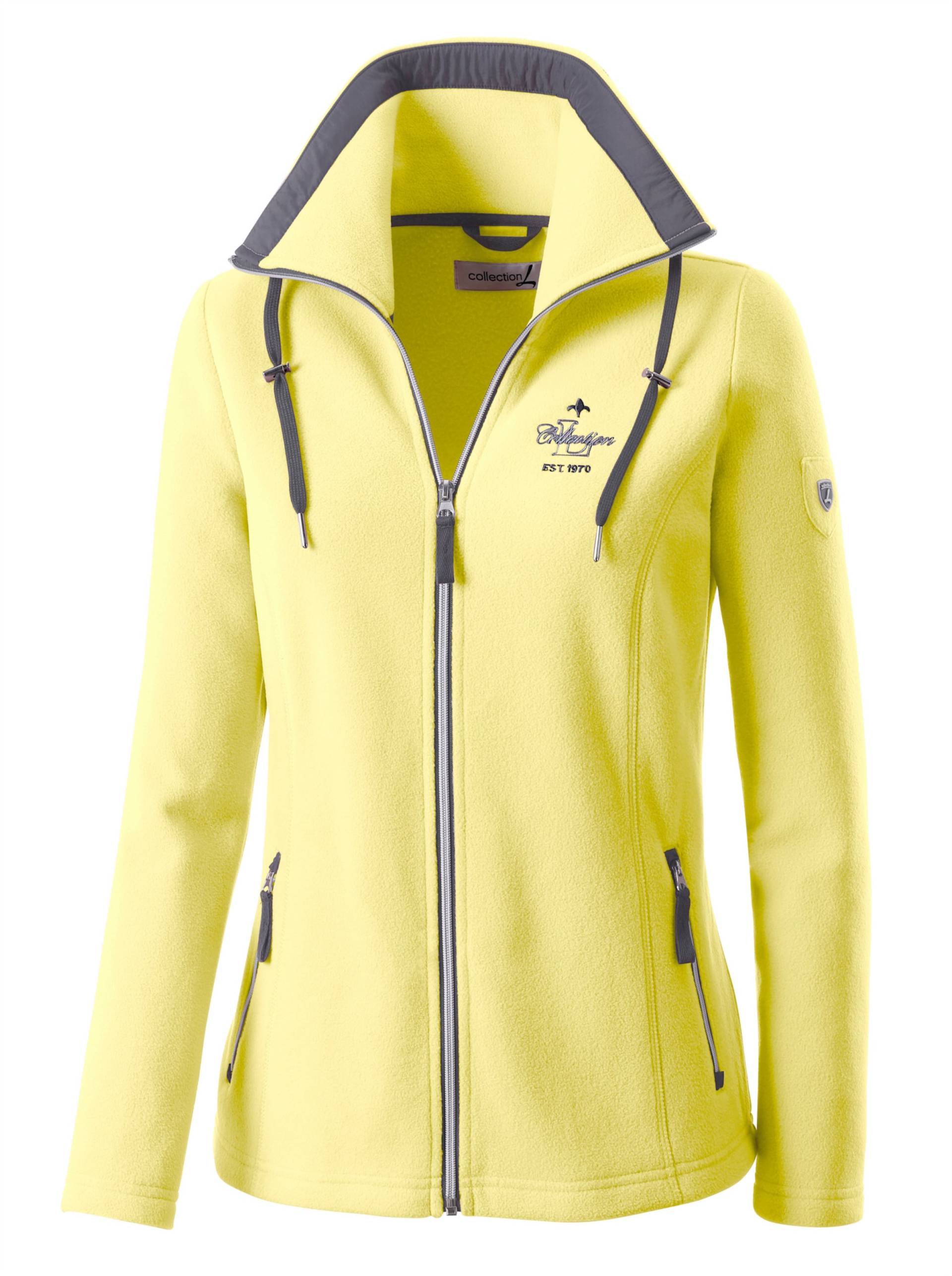 Fleecejacke in zitrone von heine