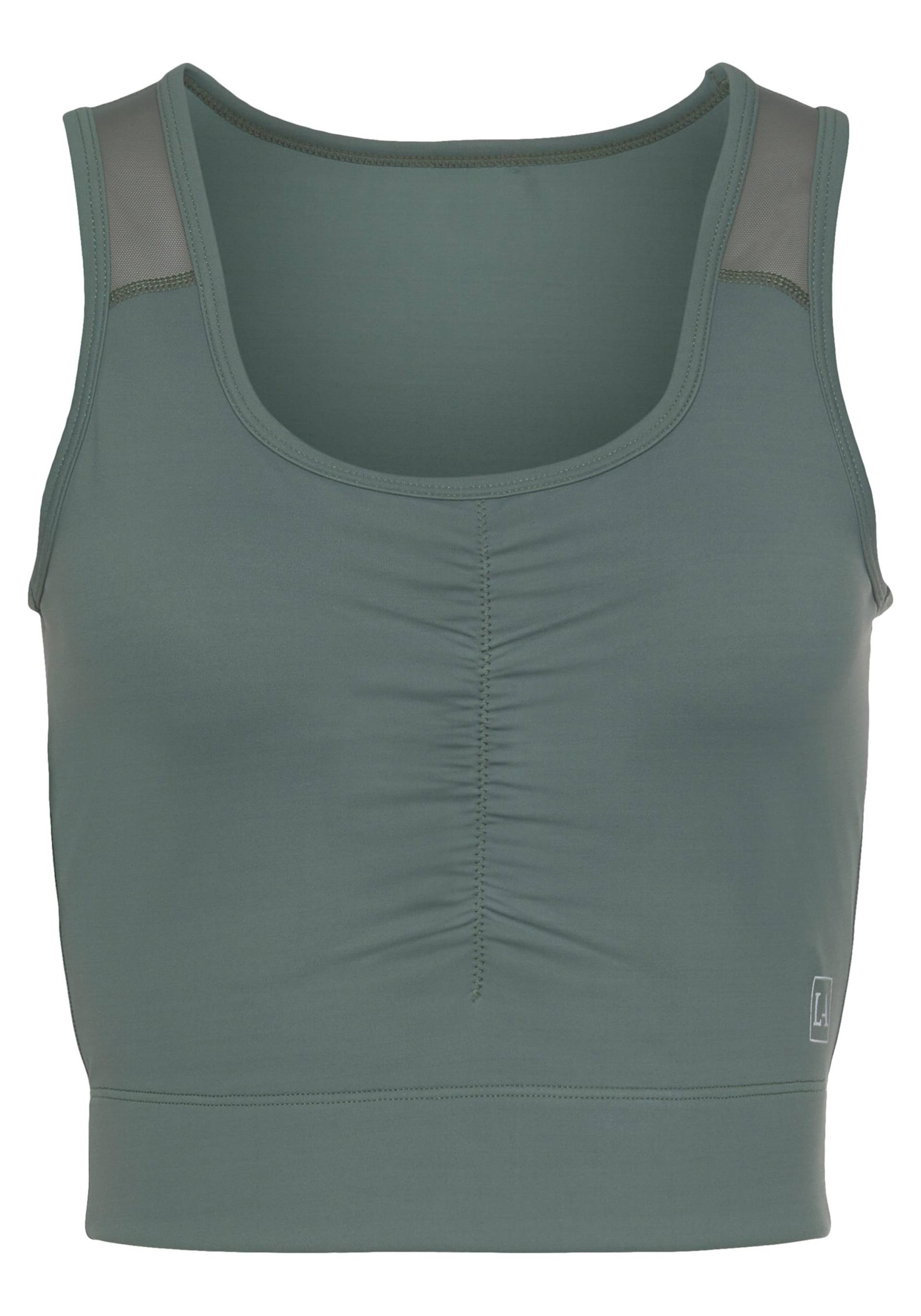 Crop-Top in khaki von LASCANA ACTIVE