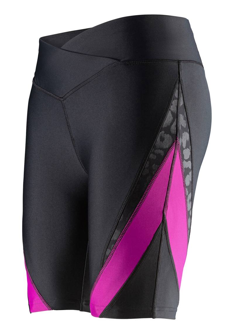 Funktionsshorts in schwarz-lila von LASCANA ACTIVE