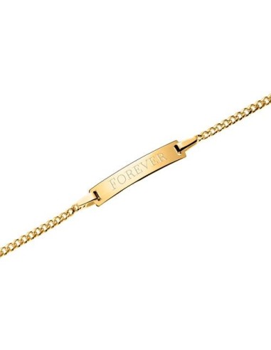 Gravierbares Armband für Damen aus 375er Gold - Armbänder von Unique