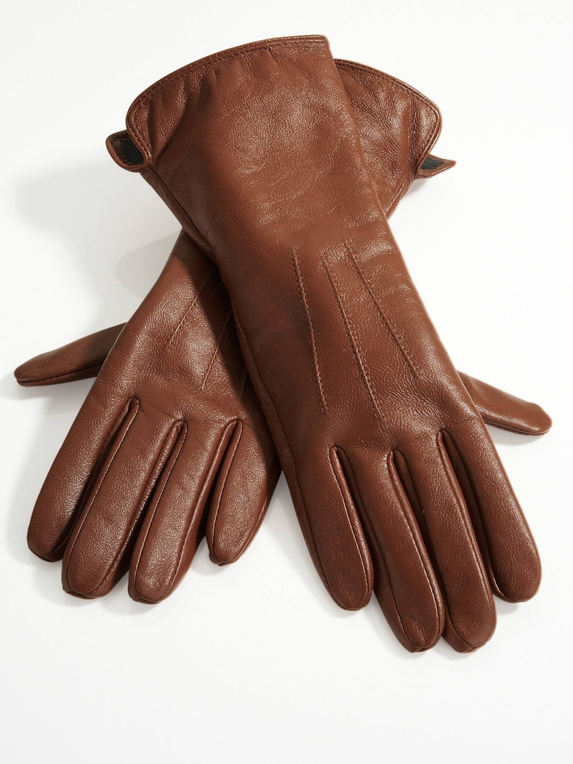 Handschuhe in cognac von heine