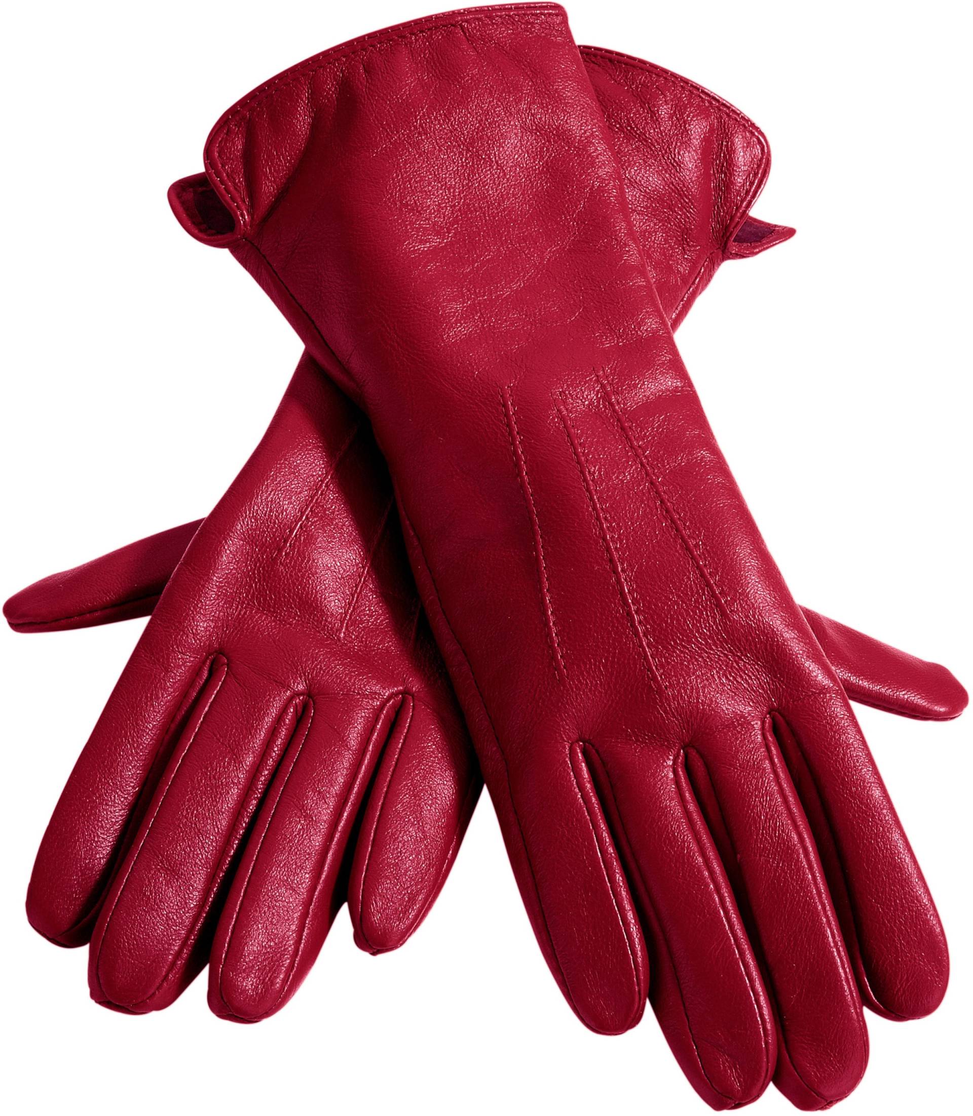 Handschuhe in rot von heine