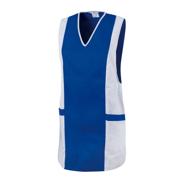 Hemdbluse Kasack blau-weiss von Leiber