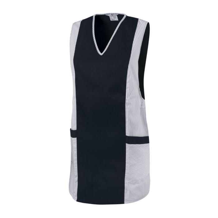 Hemdbluse Kasack schwarz-weiss von Leiber