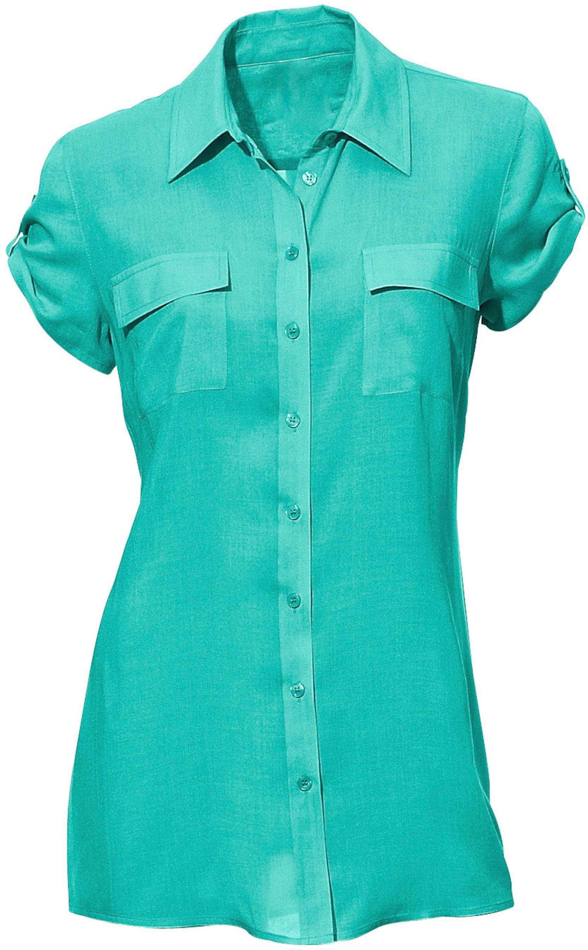 Hemdbluse in mint von heine