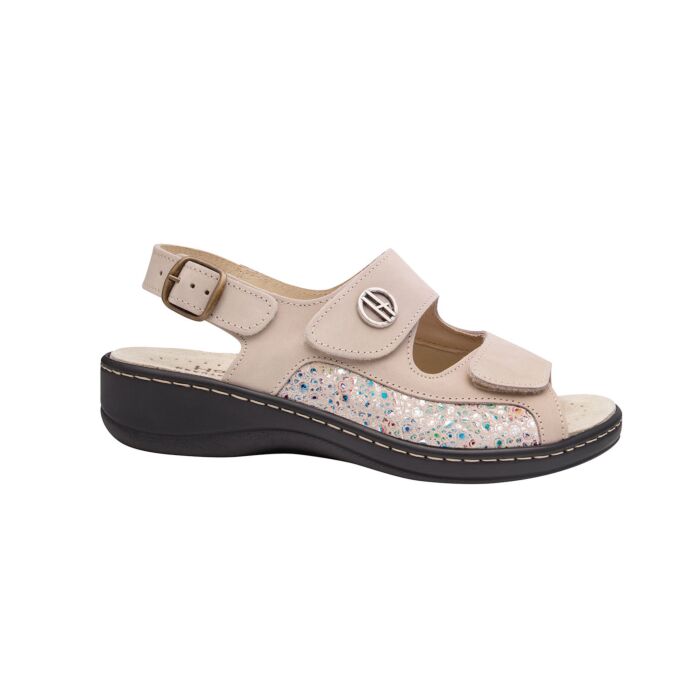 Hickersberger Sandalette mit Glitzer für Damen sand, 40