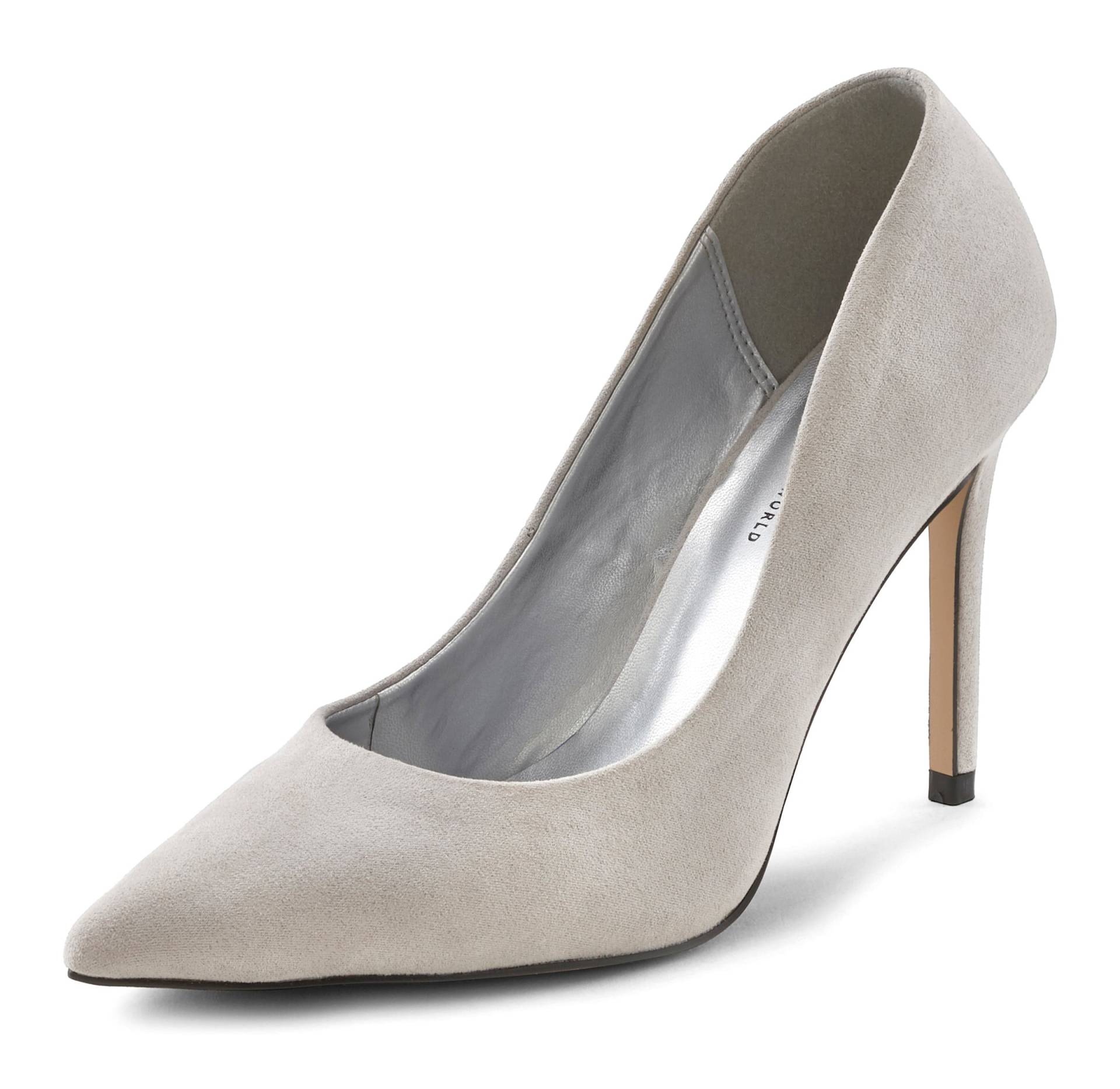 High-Heel-Pumps in hellgrau von LASCANA