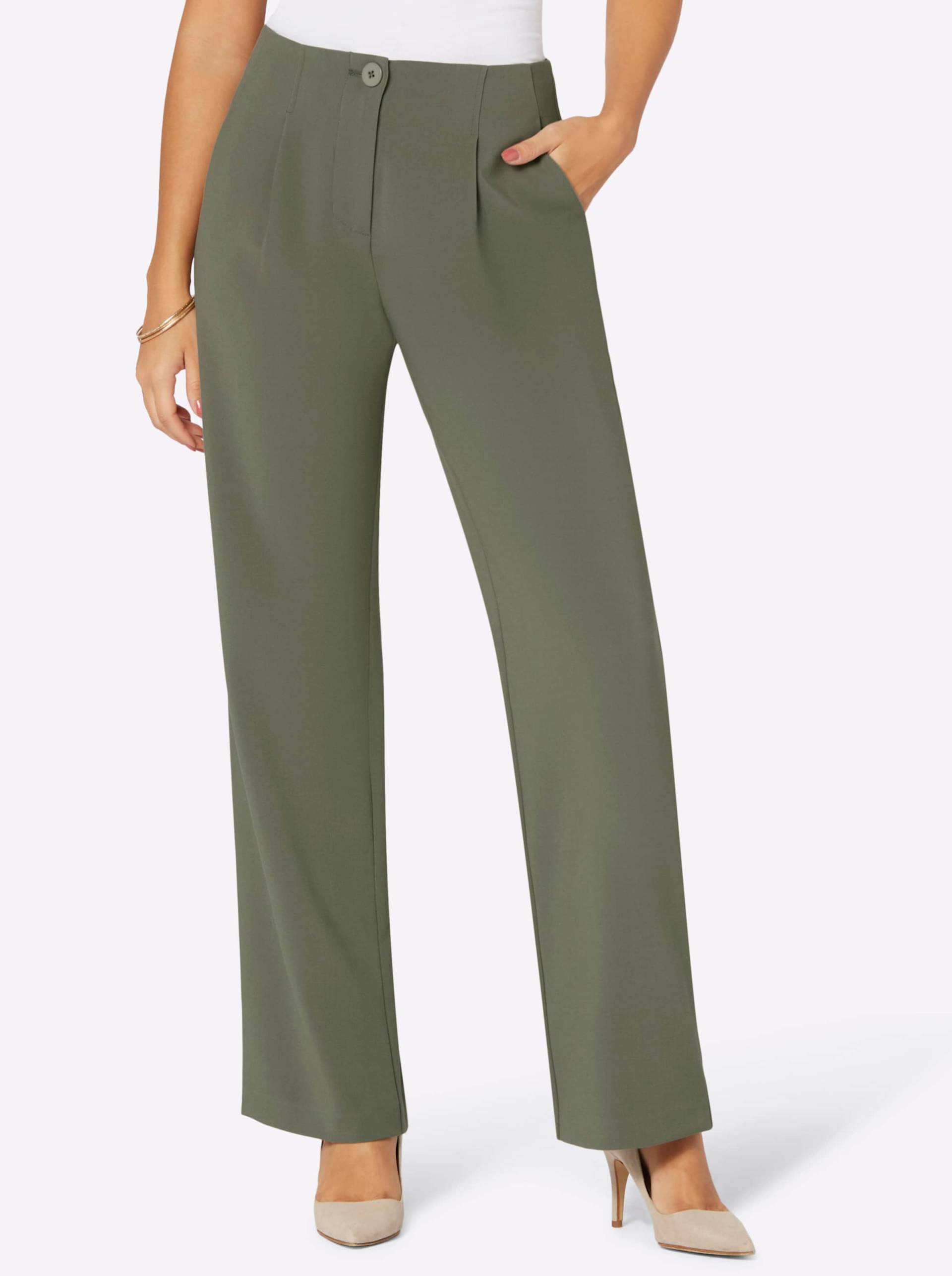 Hose in khaki von heine