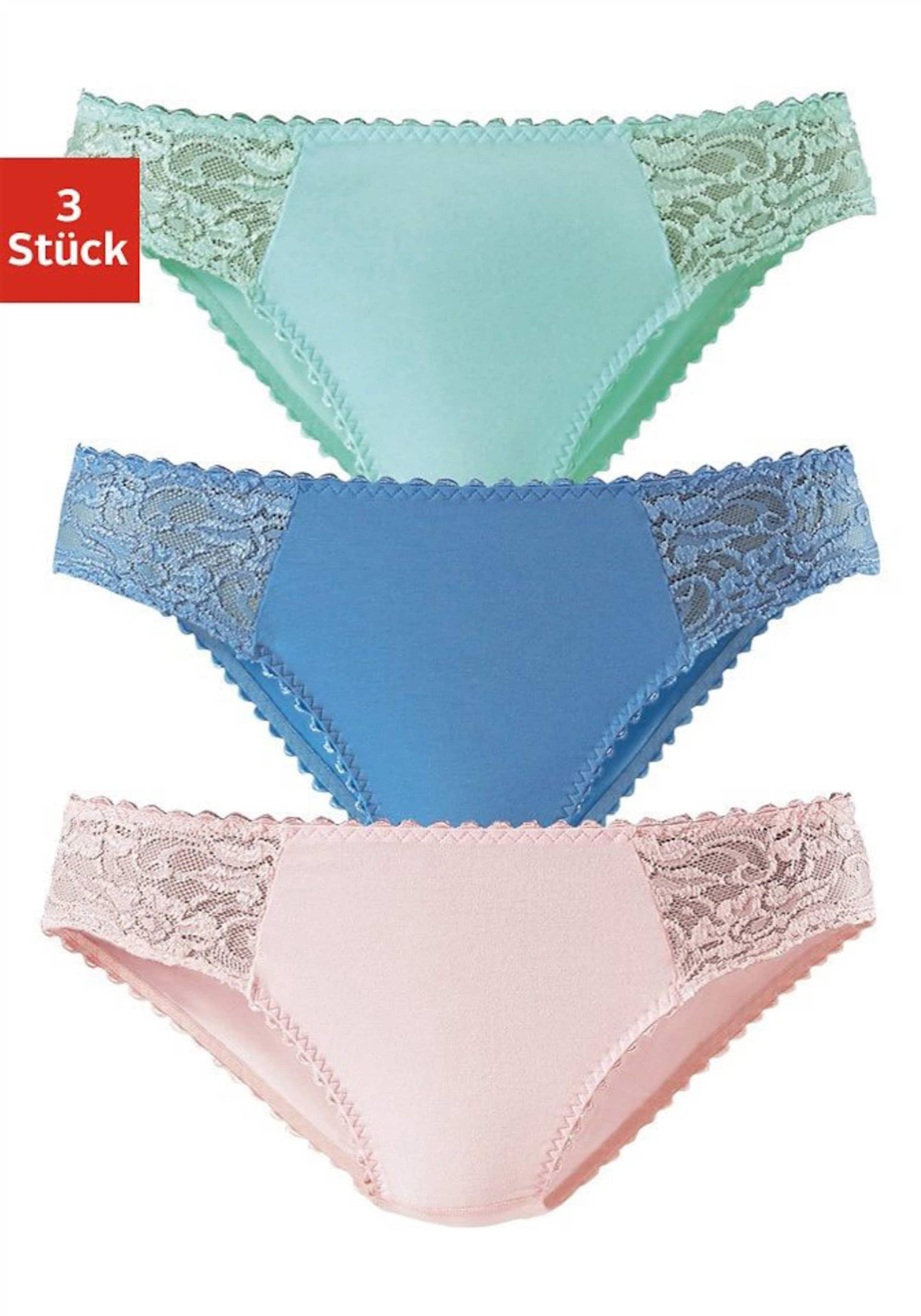 Jazz-Pants Slips in blau, rosé, mint von petite fleur