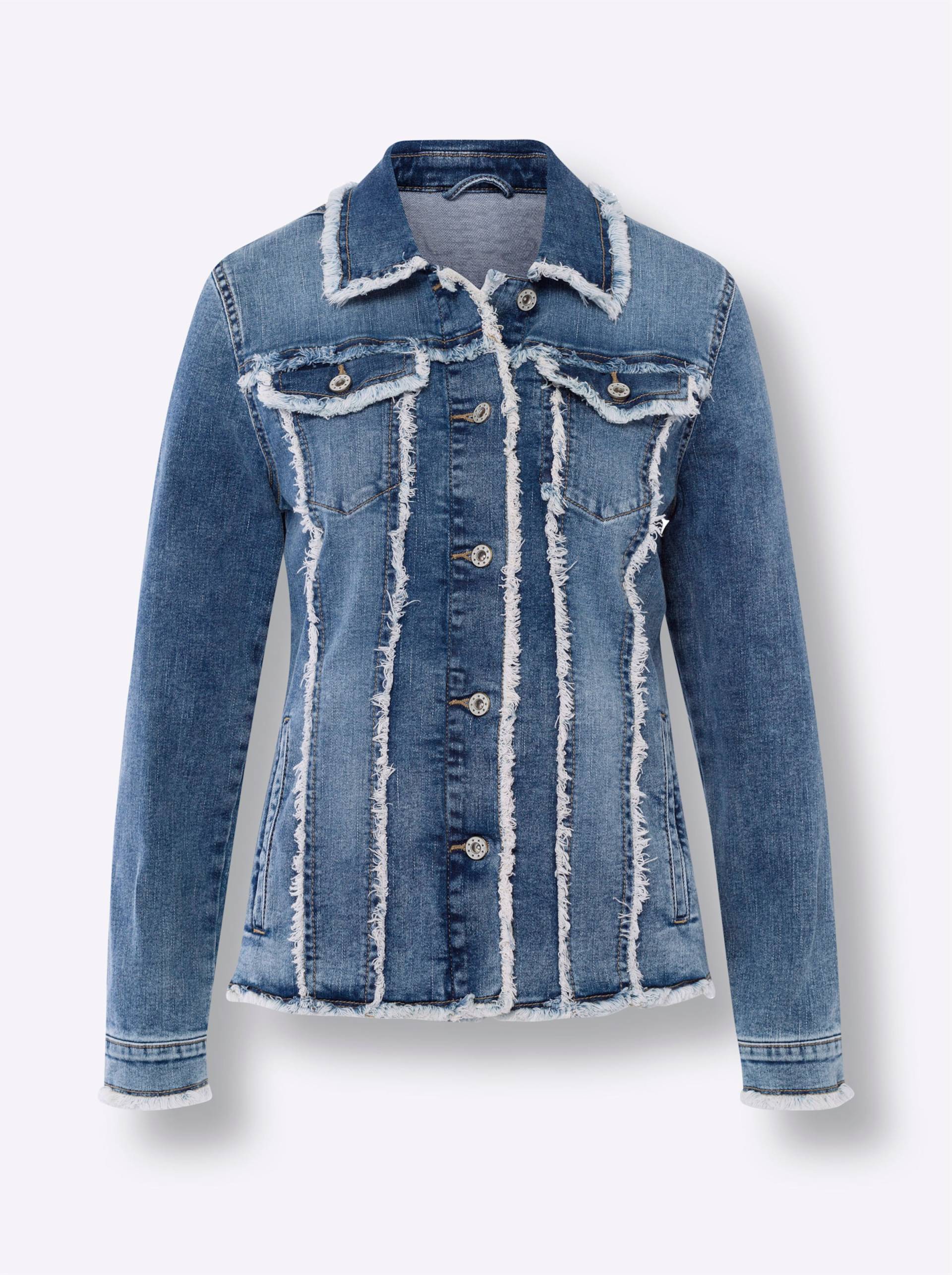 Jeans-Jacke in blue-stone-washed von heine