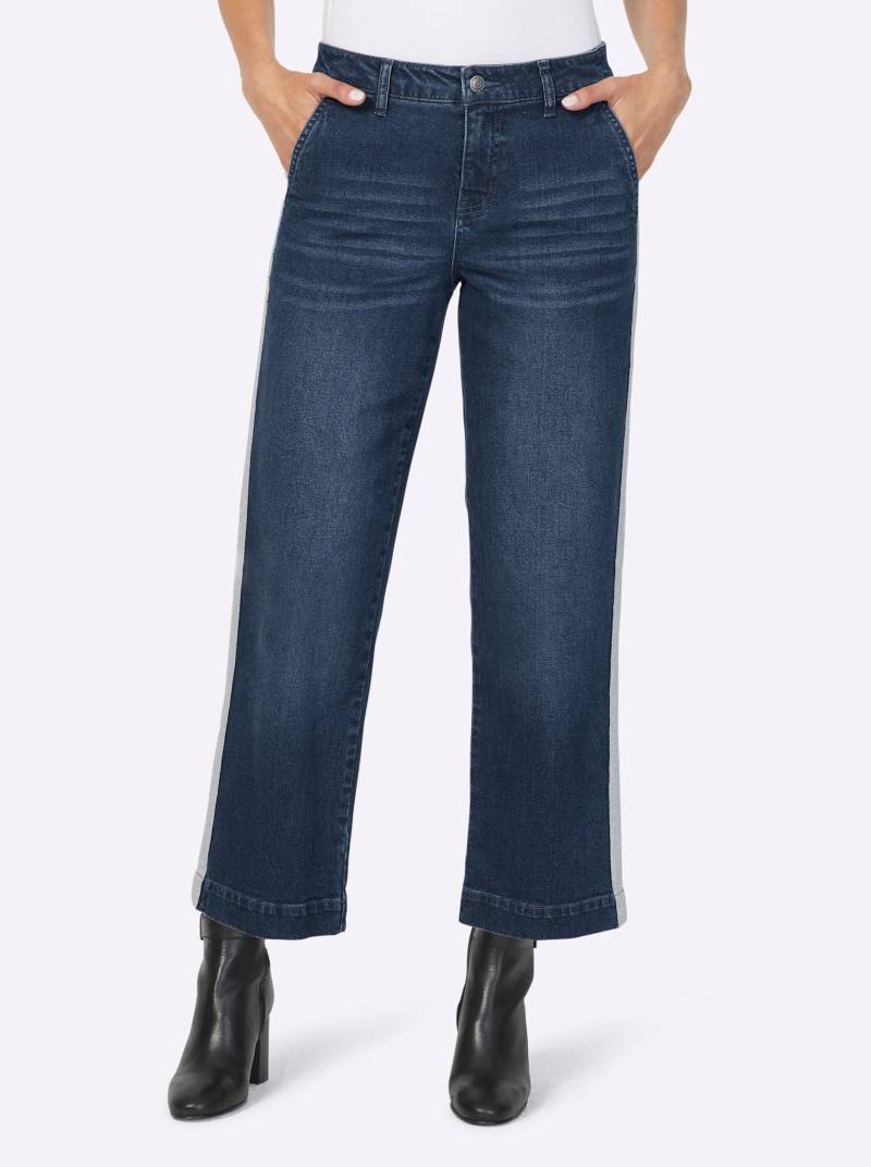 Jeans in blue-stone-washed von heine