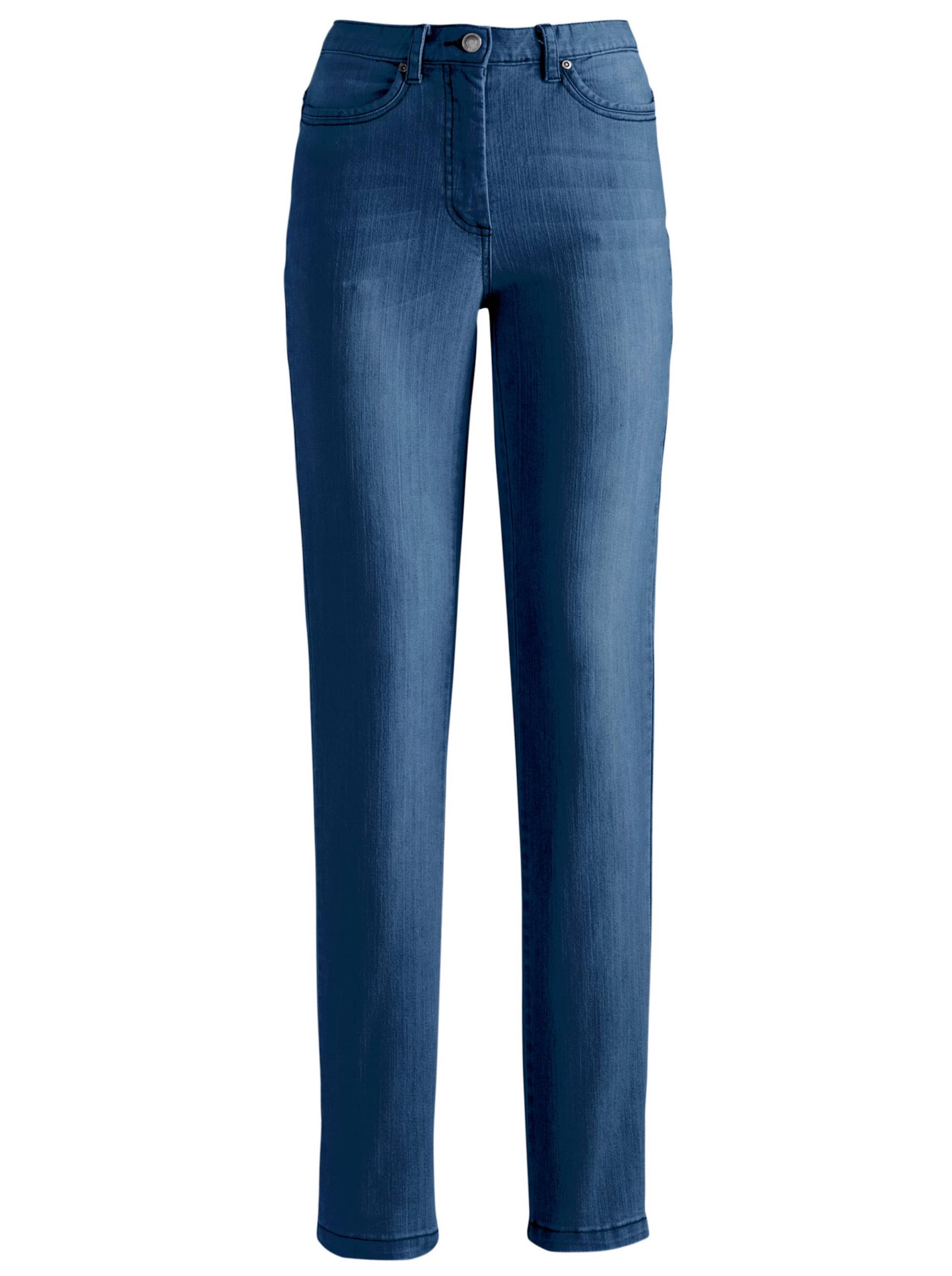 5-Pocket-Jeans in blue-stone-washed von heine