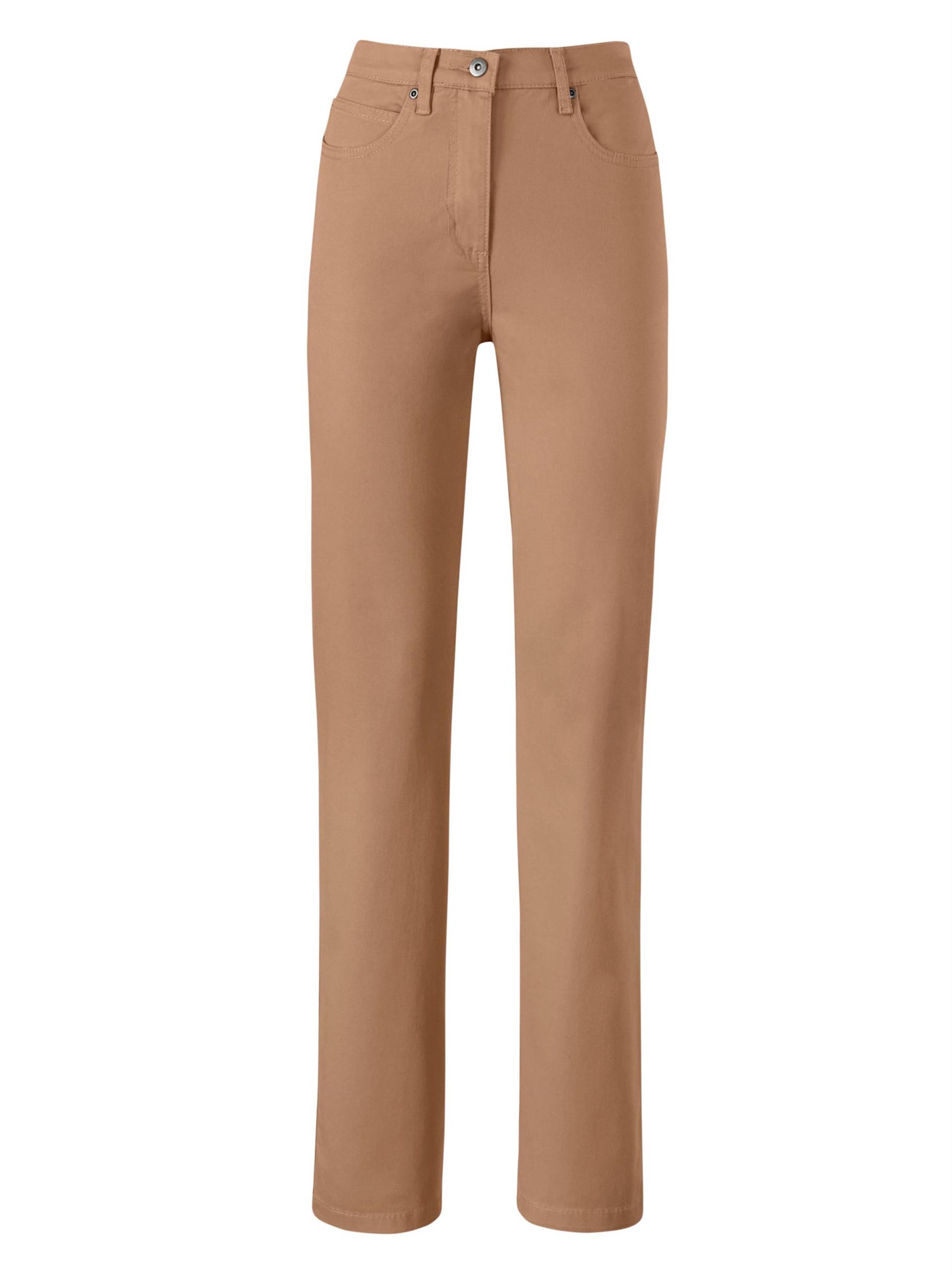 5-Pocket-Jeans in camel von heine