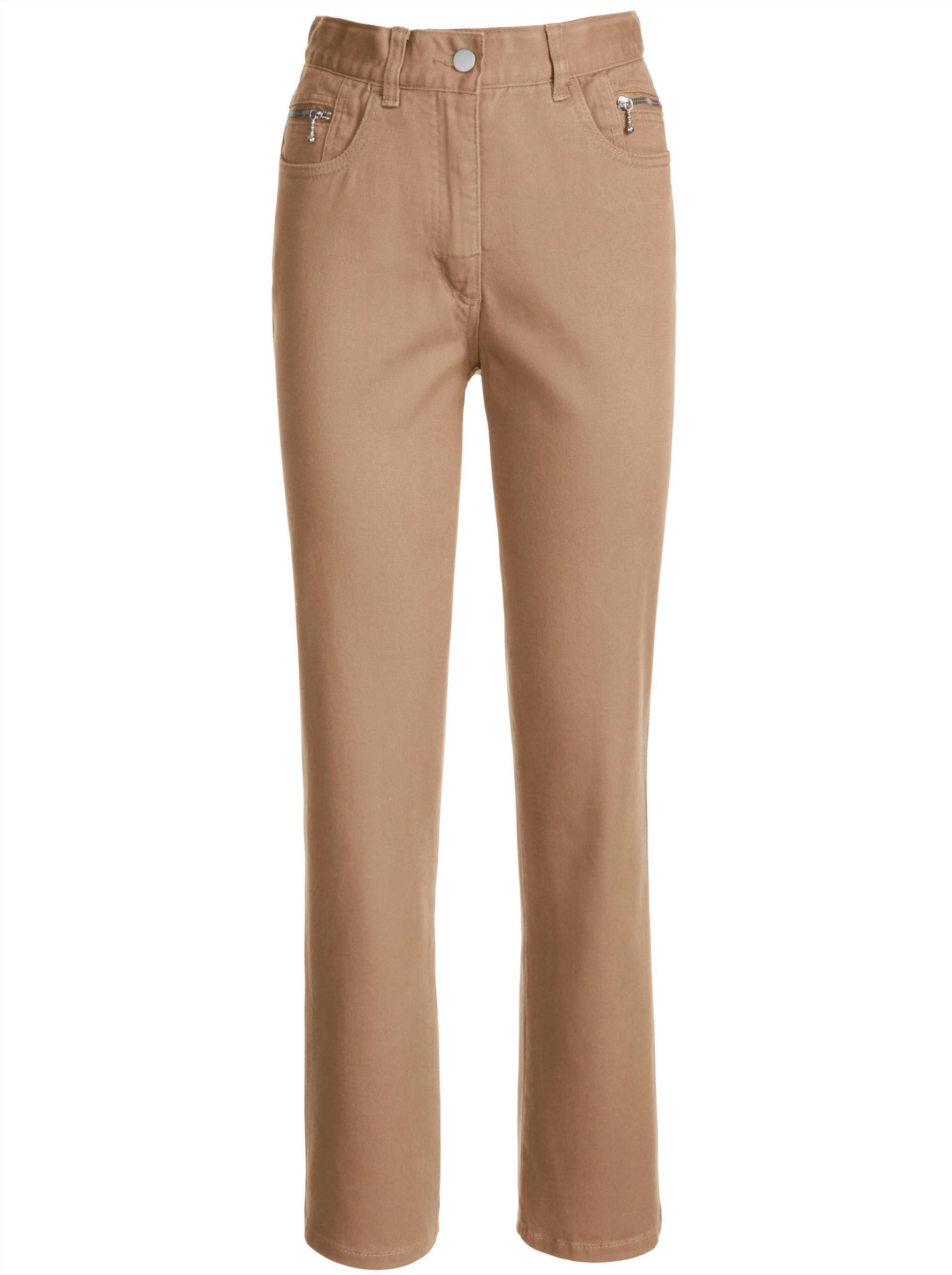 5-Pocket-Jeans in camel von heine