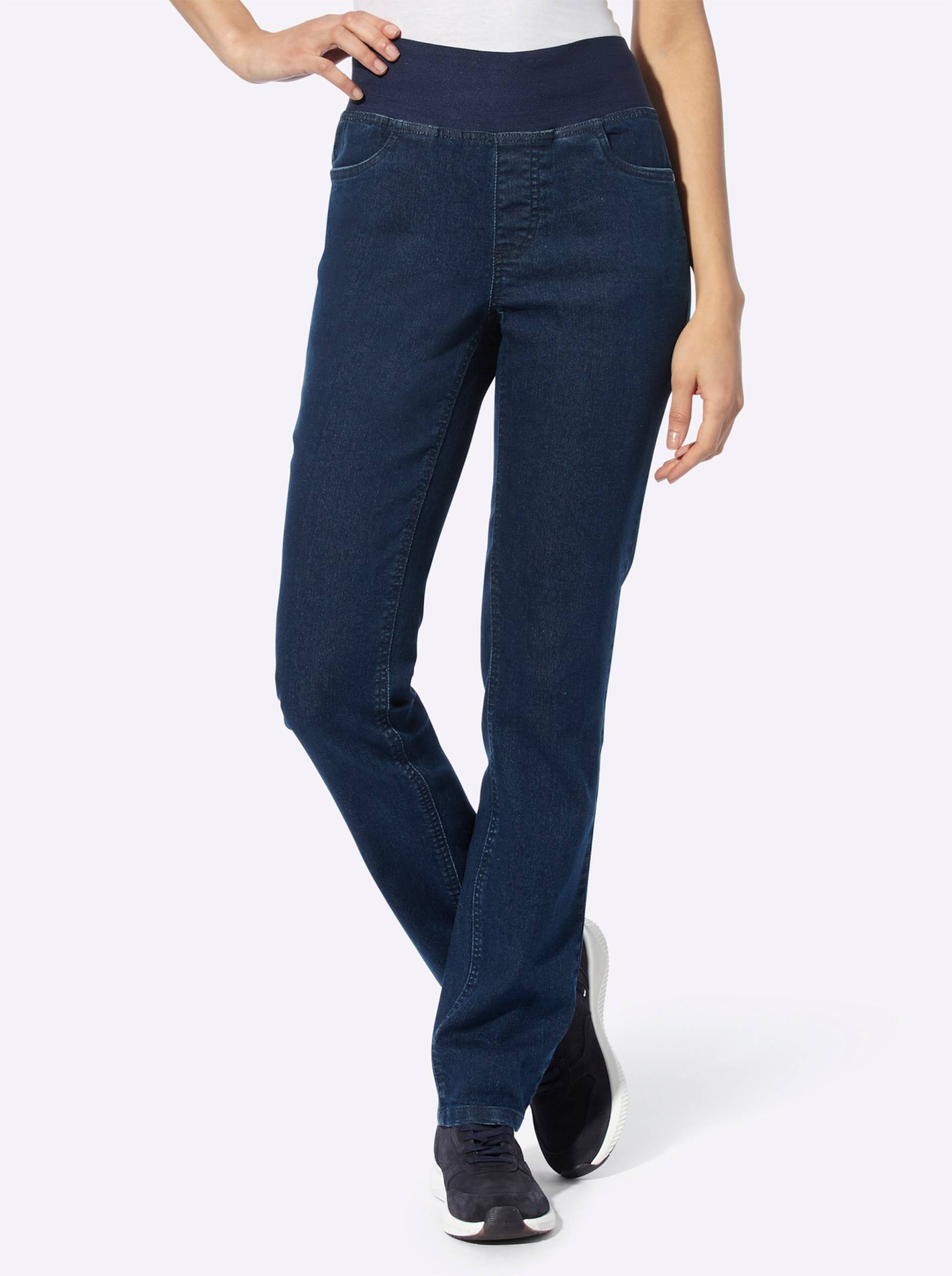 Jeans in dark blue von heine