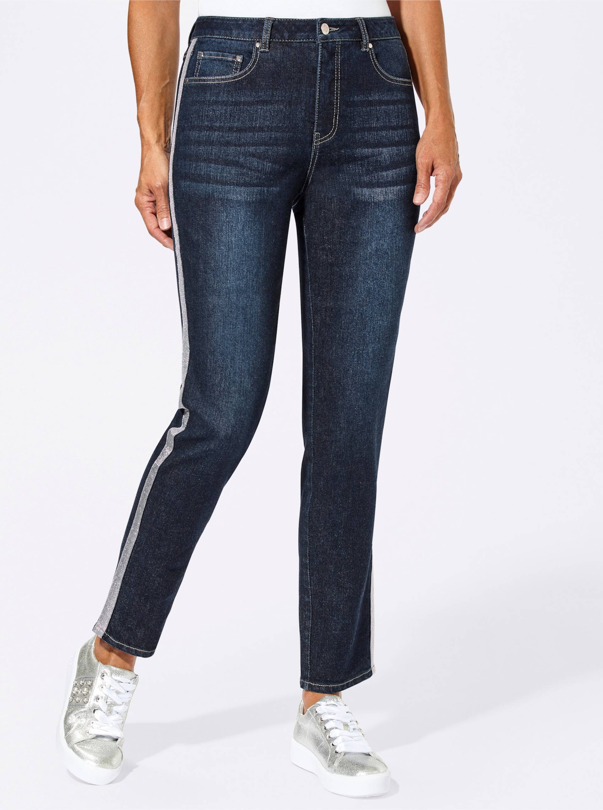 5-Pocket-Jeans in dark blue von heine