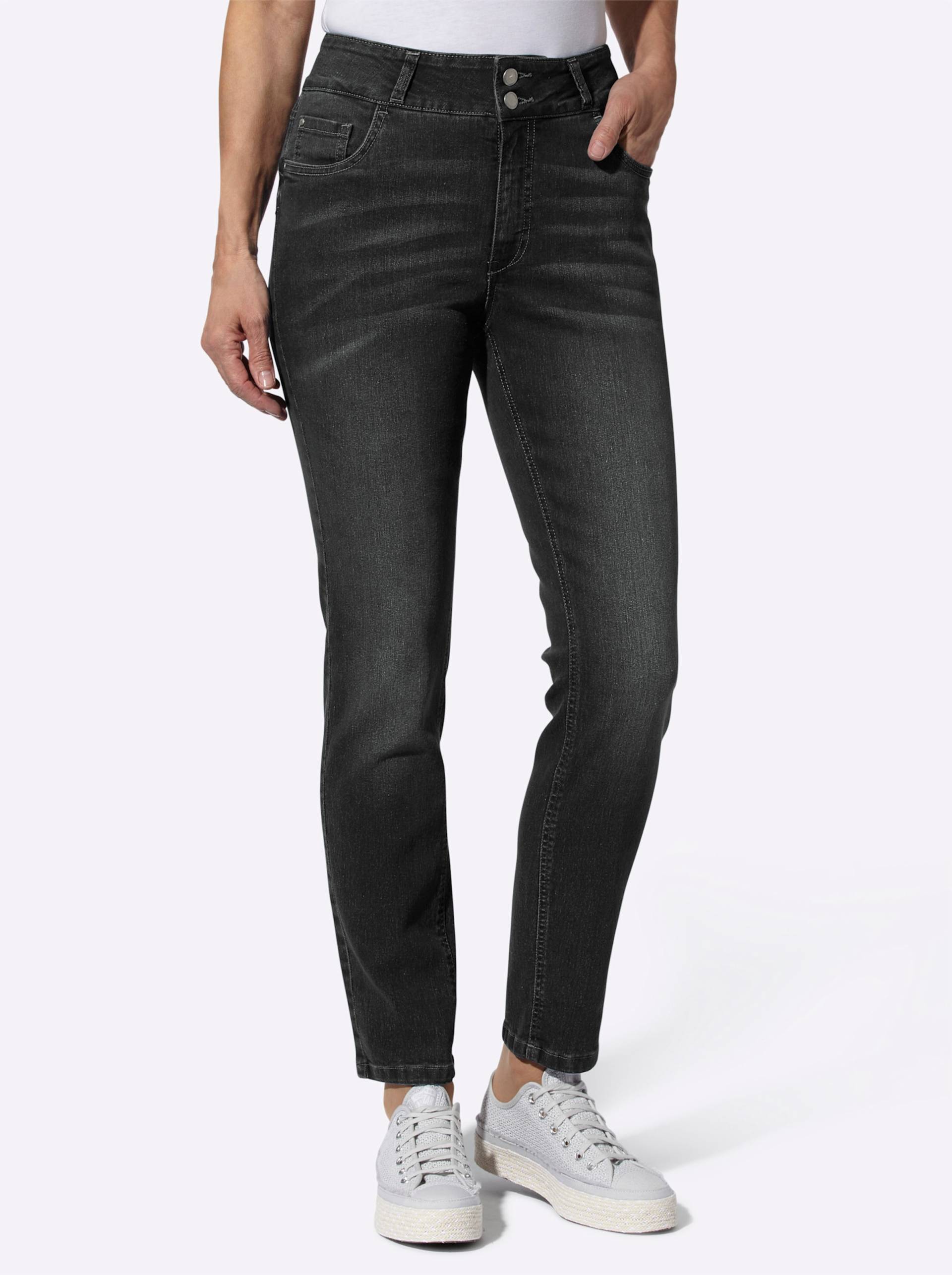 Jeans in graphit-denim von heine