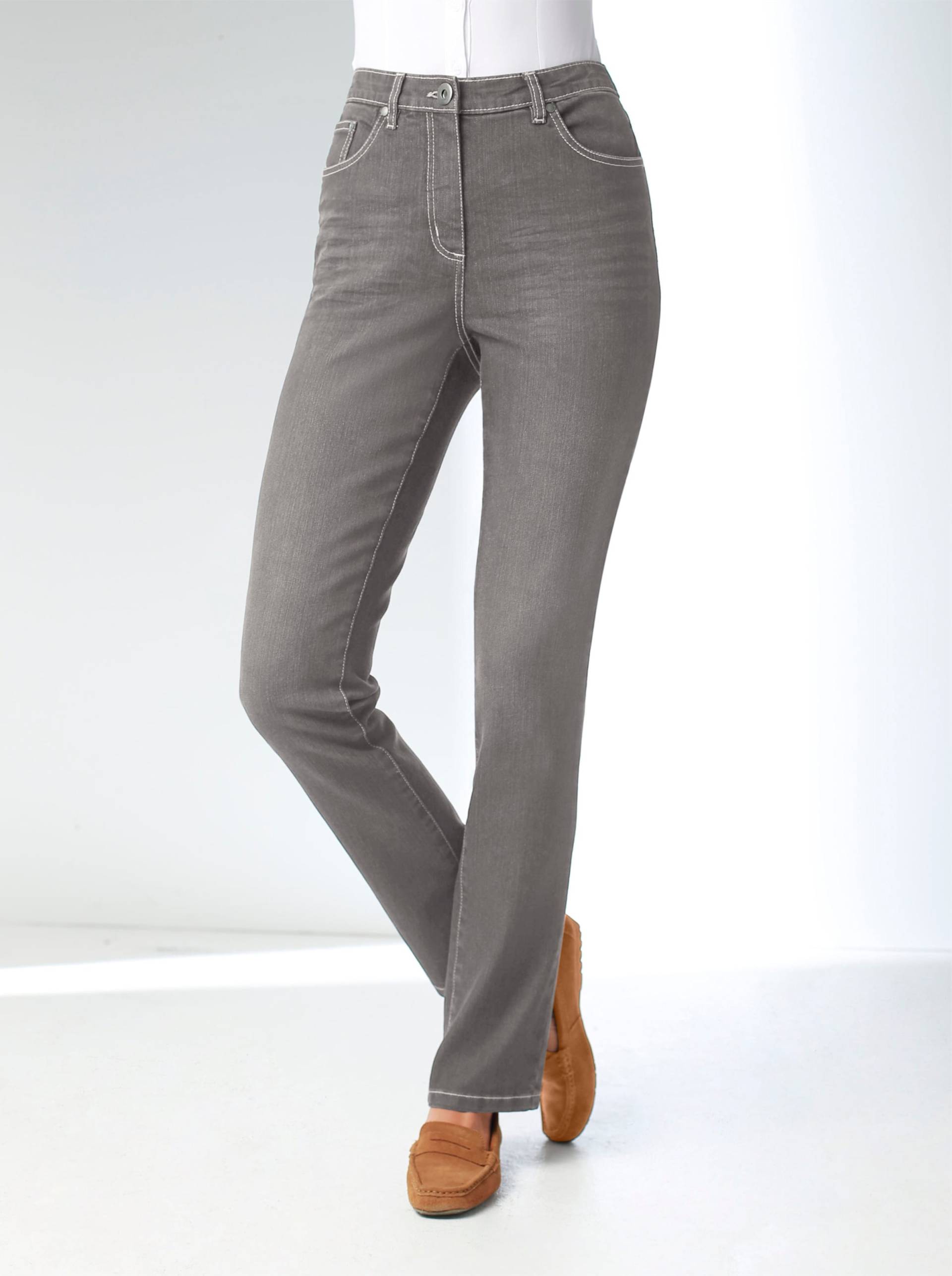 Jeans in grey-denim von heine