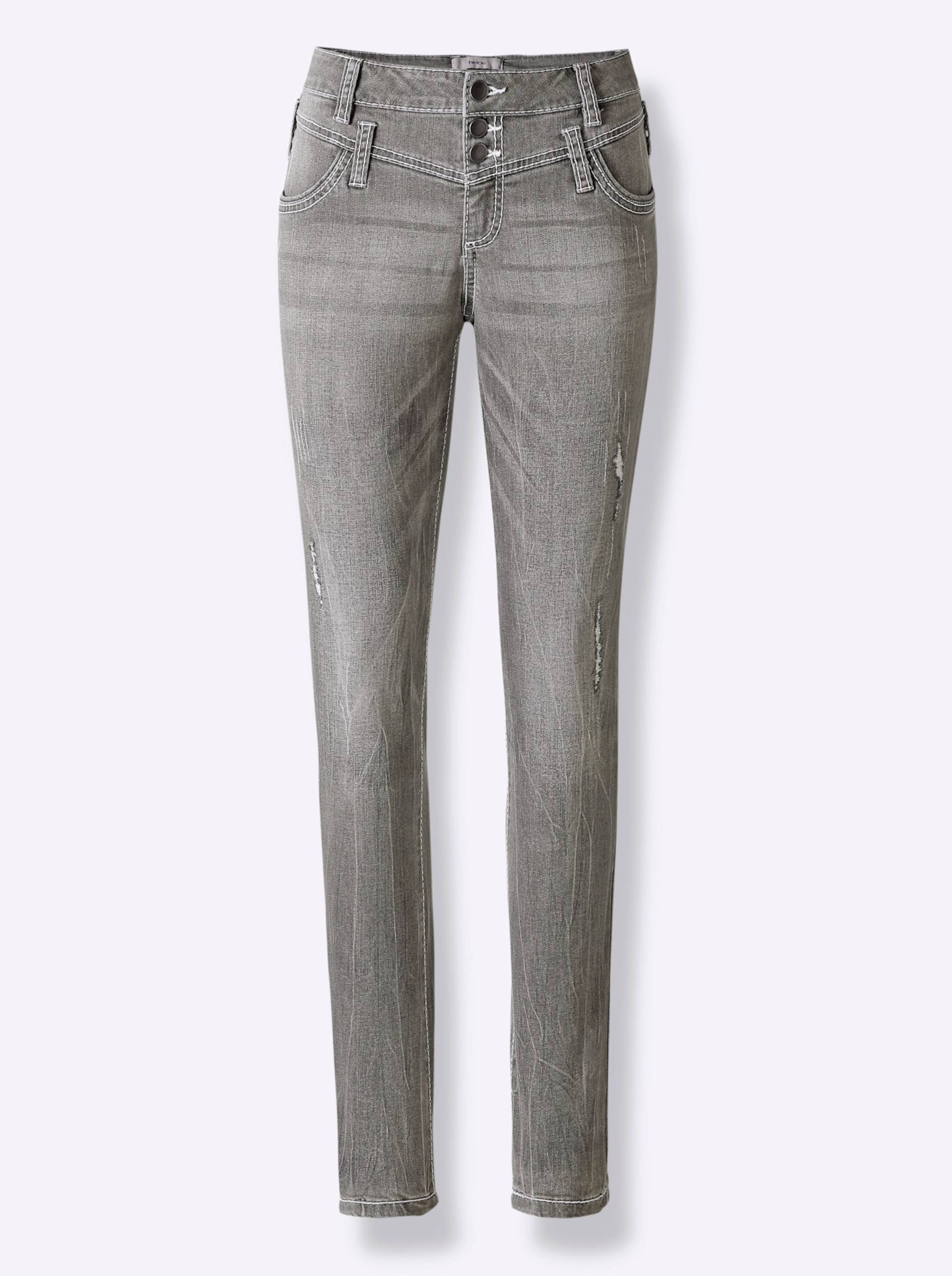 Jeans in grey denim von heine